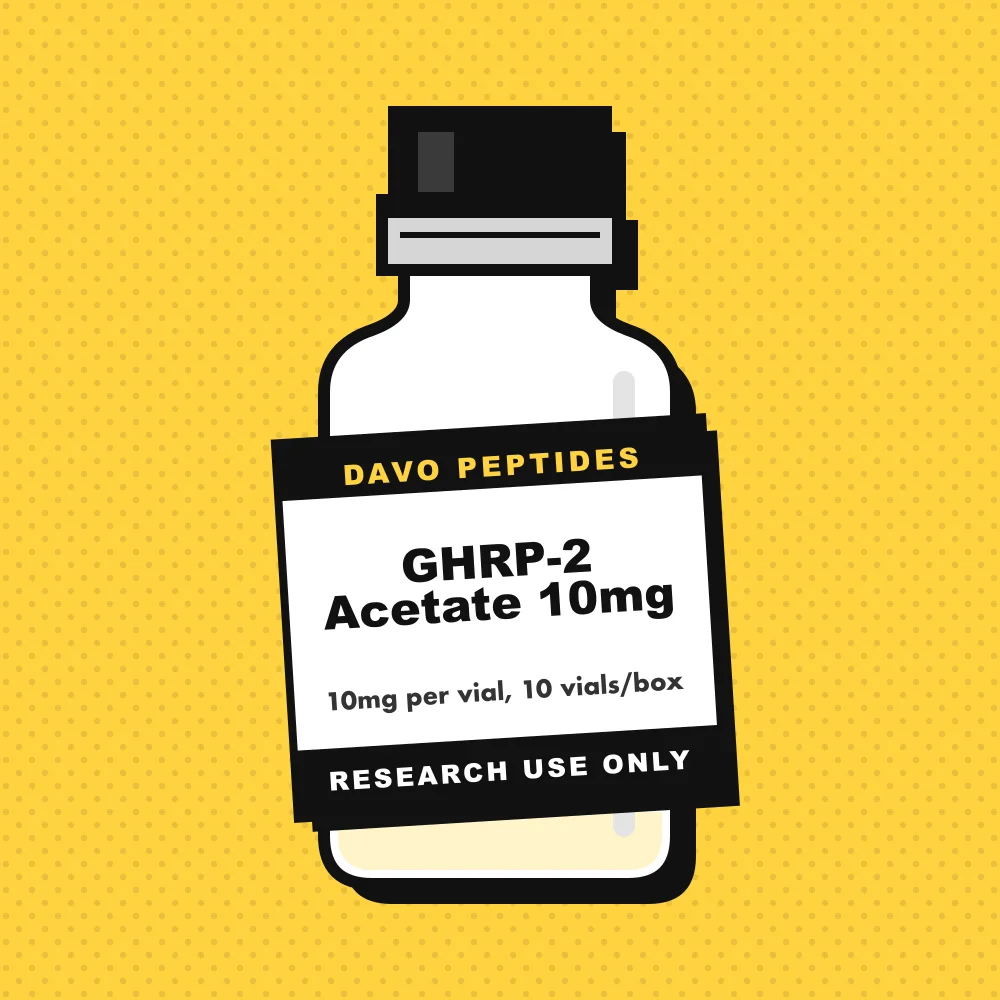 GHRP-2 Acetate 10mg, Davo illustration